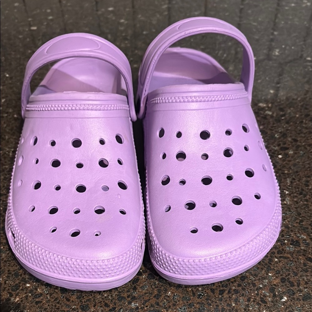 No brand Purple Clogs, size 9